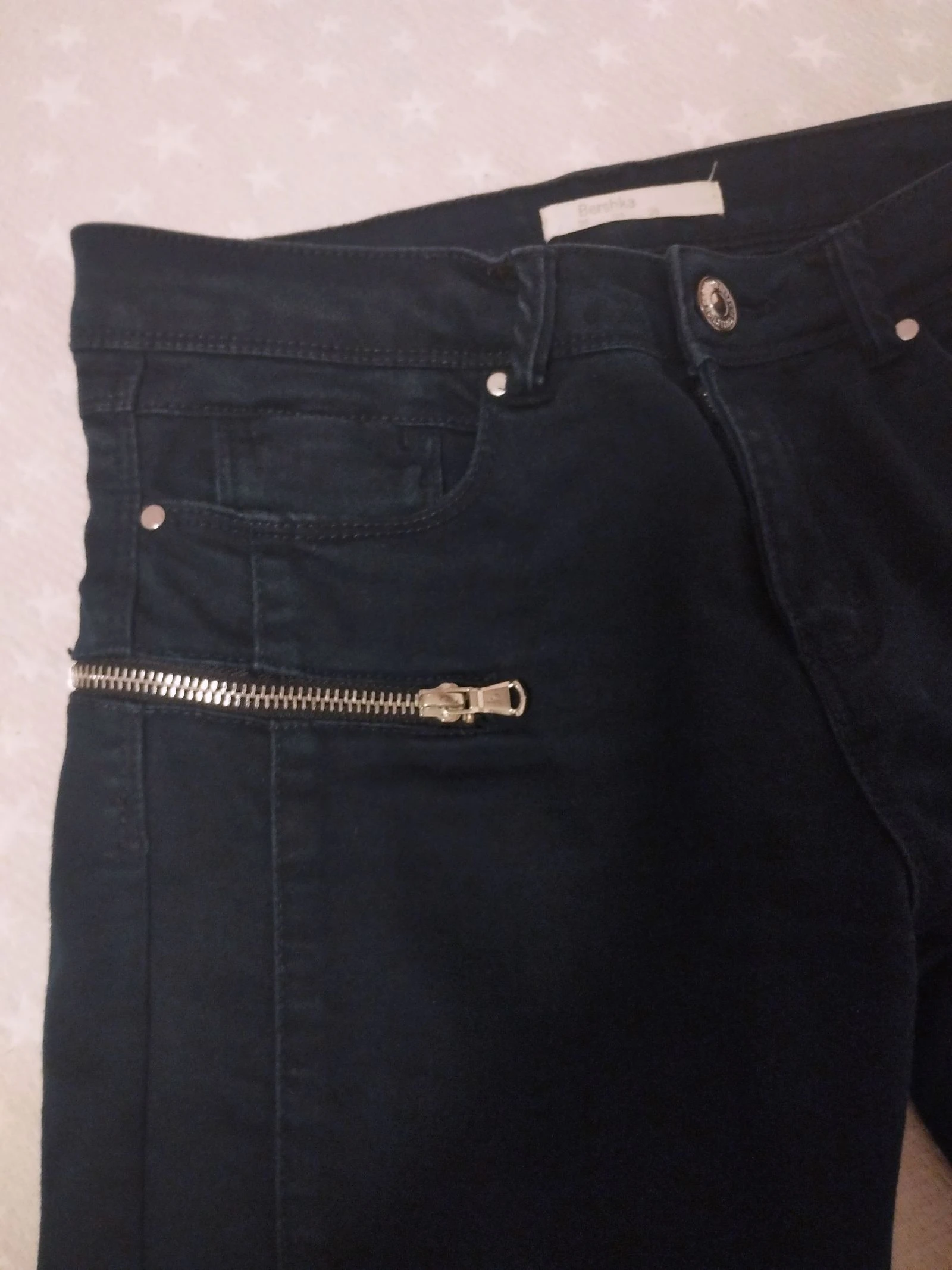 Bershka jeans skinny cano curto com zíperes – photo 8